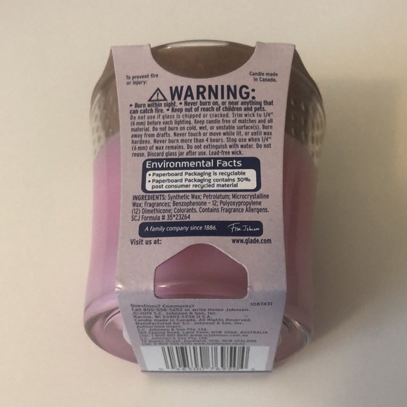 Glade Angel Whispers Candle - Picture 3 of 3